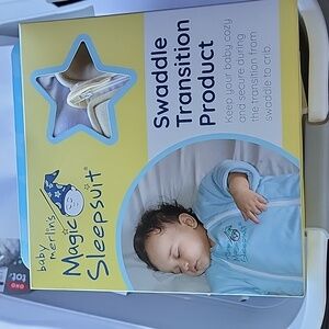 Baby Merlin's Magic Sleepsuit, yellow, small (3-6 months, 12-18 lbs) UNOPENED